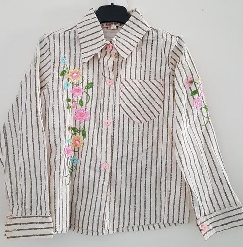 Off-white blouse Last Star maat 110 *NIEUW* (7520) a, Kinderen en Baby's, Kinderkleding | Maat 110, Nieuw, Meisje, Overhemd of Blouse