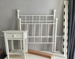 Meisjes bed ledikant 90 x 200 cm met nachtkastje, Huis en Inrichting, Slaapkamer | Bedden, Ophalen, 90 cm, Eenpersoons, Wit