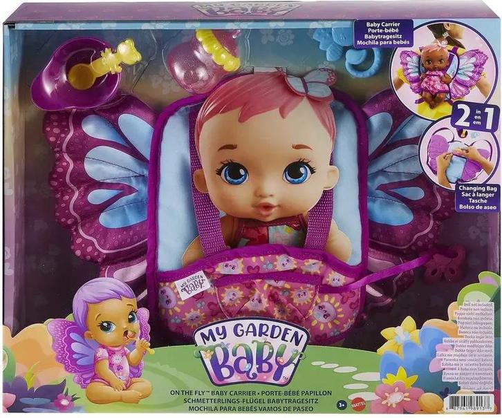 Kinderrugzak Mattel My Garden Baby (pop niet inbegrepen), Kinderen en Baby's, Speelgoed | Overig, Nieuw, Jongen of Meisje, Verzenden