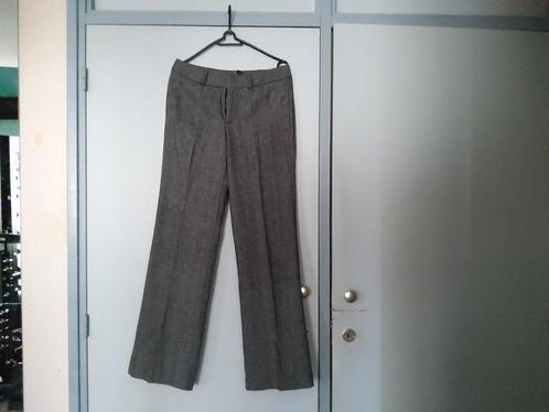 Zgan grijze visgraat pantalon maat 34 Bonprix. Valt als 36., Kleding | Dames, Broeken en Pantalons, Zo goed als nieuw, Maat 34 (XS) of kleiner