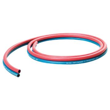 Slang-Tweeling Ac/Zu Ø 96 mm, rood/blauw, ISO 3821, 10 mtr beschikbaar voor biedingen