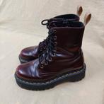 Dr. Martens Jadon II Vegan Bordeaux Rood / Platforms maat 38, Lage of Enkellaarzen, Ophalen of Verzenden, Zo goed als nieuw, Zwart