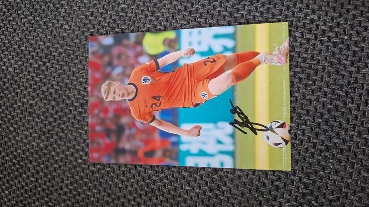 Foto met originele handtekening; Jerdy Schouten #3 PSV, Verzamelen, Sportartikelen en Voetbal, Nieuw, PSV, Verzenden