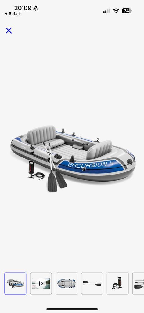 Intex opblaasboot, Watersport en Boten, Kano's, Zo goed als nieuw, Ophalen