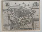 Plattegrond MEDEMBLIK. I. TIRION 1743. Antieke Kopergravure, Antiek en Kunst, Kunst | Etsen en Gravures, Ophalen of Verzenden