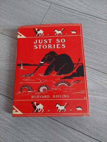 Just so stories vintage Rudyard Kipling hardcover dustjacket beschikbaar voor biedingen