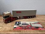 Tekno Scania d.Kontos “contlift”, Hobby en Vrije tijd, Modelauto's | 1:50, Ophalen of Verzenden, Nieuw, Bus of Vrachtwagen, Tekno