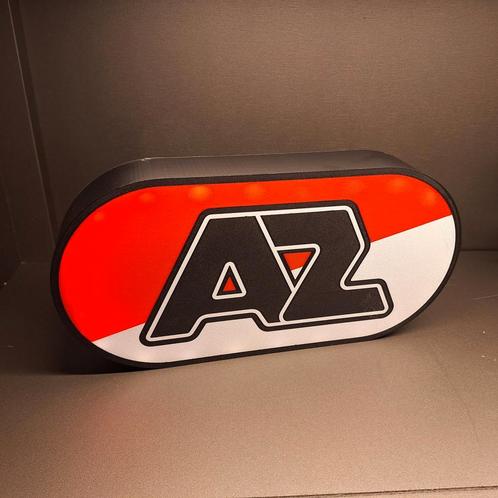 AZ ledbox / nachtlampje Led 3d geprint Mancave, Huis en Inrichting, Lampen | Overige, Nieuw, Ophalen of Verzenden