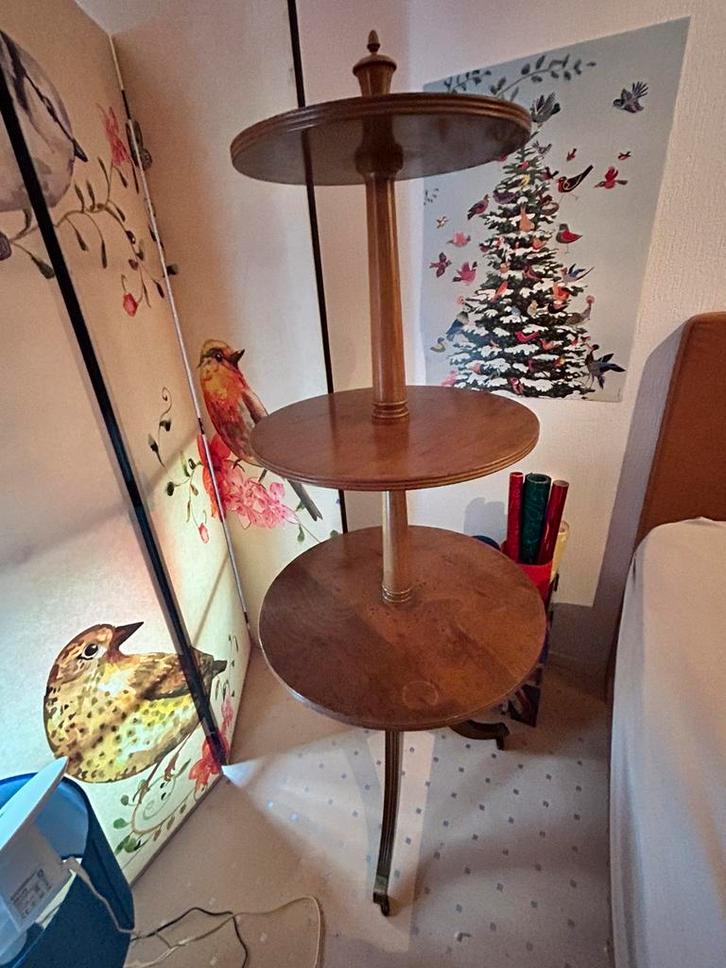 Antieke Engelse etagère. Dumpwaiter. 19e eeuw., Antiek en Kunst, Antiek | Woonaccessoires, Ophalen