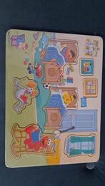 Sesamstraat Houten Puzzel, 2 tot 4 jaar, Ophalen of Verzenden, Zo goed als nieuw, Van hout
