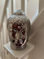 Zilverkleurig Boeddha beeld, Ophalen of Verzenden, Zo goed als nieuw