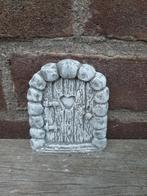 Elfendeurtje betonnen beeld tuinbeeld beton droomdeurtje, Ophalen of Verzenden, Nieuw