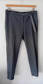 Marc Cain pantalon broek krijtstreep grijs zilver mt 3/38, Kleding | Dames, Broeken en Pantalons, Maat 38/40 (M), Ophalen of Verzenden
