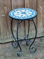 Mooie  vintage mozaïek bijzettafel, Antiek en Kunst, Ophalen