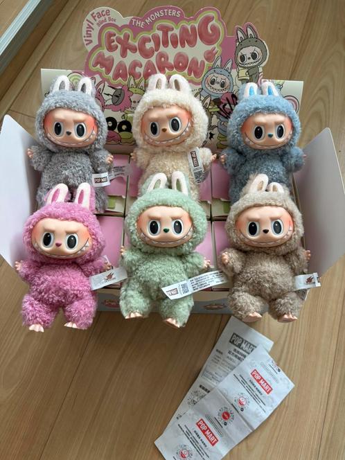 Labubu Exiting Macarons 100% Authentiek Bon aanwezig!, Verzamelen, Poppetjes en Figuurtjes, Nieuw, Ophalen of Verzenden