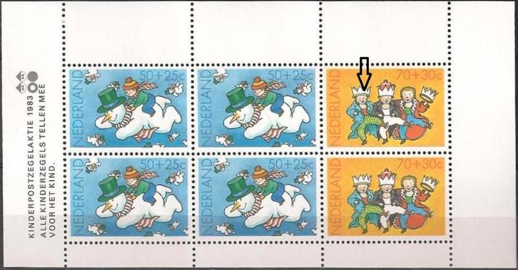 Kinder blok 1299 PM 1 XXX. ADV. no.60 I., Postzegels en Munten, Postzegels | Nederland, Postfris, Na 1940, Verzenden