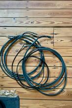 3DW Speakerkabels 2,5m met aardkabel en verzilverde bananen, Ophalen of Verzenden, Zo goed als nieuw, 2 tot 5 meter, Luidsprekerkabel