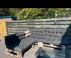 alleen de kussens en de opbergkast, Tuin en Terras, Tuinsets en Loungesets, Ophalen of Verzenden, Zo goed als nieuw