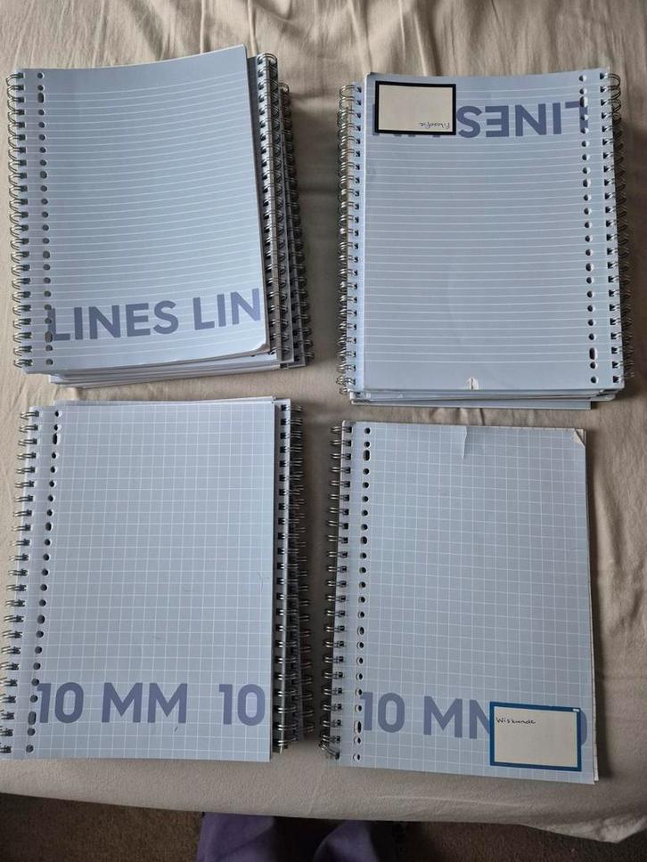 Spiraal schriften, Diversen, Schoolbenodigdheden, Nieuw, Ophalen