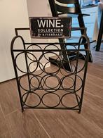 Zwart wijnrek Riverdale, Ophalen, Gebruikt, 5 tot 15 flessen, Metaal