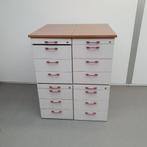 4-delig houten ladeblok met 16 lades - 111x89x79 cm, Ophalen, Kunststof, Gebruikt, Minder dan 100 cm