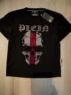 Philipp Plein Denmark T-shirt + GRATIS VERZENDING, Maat 52/54 (L), Zwart, Nieuw, Ophalen of Verzenden