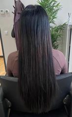 Haar extensions kraal - 120 stuks 60cm donkerbruin, Ophalen of Verzenden, Gebruikt, Pruik of Haarverlenging
