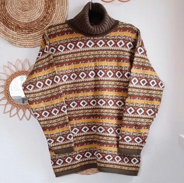 Vintage wolmix trui norway ijslandse 80s dale style noors beschikbaar voor biedingen