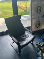 Ikea poäng leder, Huis en Inrichting, Stoelen, Ophalen, Gebruikt, Bruin, Leer