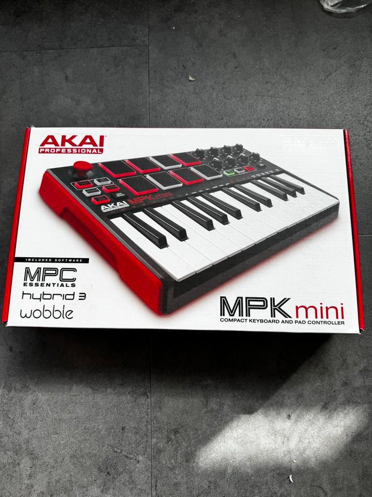 Akai MPK Mini MK3 - Compact USB/MIDI Keyboard, Muziek en Instrumenten, Keyboards, Nieuw, Overige aantallen, Overige merken, Aanslaggevoelig