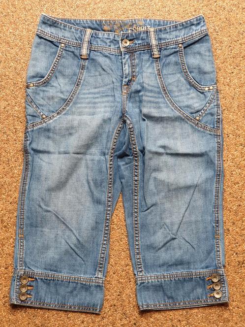 ZGAN Esprit mt 38 jeans kuitbroek superleuk model, Kleding | Dames, Broeken en Pantalons, Nieuw, Maat 38/40 (M), Blauw, Ophalen