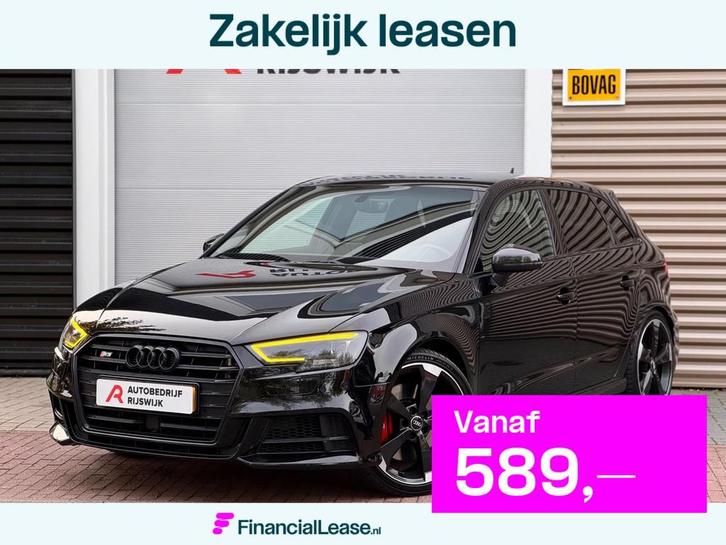 Audi A3 Limousine 2.0 TFSI S3 quattro Pro Line Plus RS seats, Auto's, Audi, Bedrijf, Lease, Financial lease, A3, ABS, Adaptive Cruise Control