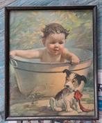 Vintage ingelijste schattige print van Zula Kenyon, Antiek en Kunst, Ophalen