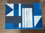 Sanne Taekema - Recht in context, Ophalen of Verzenden, Zo goed als nieuw, Sanne Taekema; Jeanne Gaakeer; Marc Loth