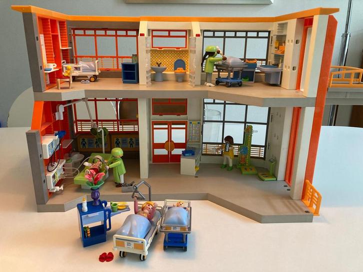 Playmobil 6657 Ziekenhuis met extra sets!, Kinderen en Baby's, Speelgoed | Playmobil, Zo goed als nieuw, Ophalen