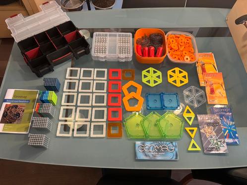 Geomag 253 staafjes 575 onderdelen, Kinderen en Baby's, Speelgoed | Educatief en Creatief, Gebruikt, Knutselen, Bouwen, Puzzelen
