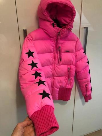 Airforce skijas sterren - winterjas roze - M beschikbaar voor biedingen