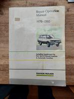 Range Rover Garageboek 1970-1985, Auto diversen, Handleidingen en Instructieboekjes, Ophalen of Verzenden