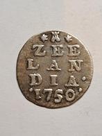 Zeeland dubbele wapenstuiver 1750, Zilver, Overige waardes, Vóór koninkrijk, Losse munt