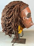 251238 Oud Afrikaans Chokwe Mwana Pwo Luena masker, Ophalen of Verzenden