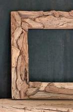 Prachtige oude teak houten zware lijst, 80 x 80 cm, Huis en Inrichting, Woonaccessoires | Lijsten, Ophalen, Zo goed als nieuw