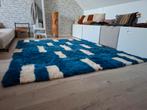 Vloerkleed schapenvacht, Blauw, 150 tot 200 cm, 200 cm of meer, Ophalen of Verzenden