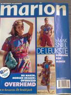 Marion zelfmaakmode juli , nr. 7 / 1988, Hobby en Vrije tijd, Kledingpatronen, Verzenden, Gebruikt, Vrouw, Overige merken