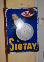 klein emaillen reclamebord emaille bord sigtay, Ophalen