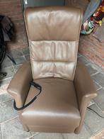 Limoss sta op stoel electrisch, Huis en Inrichting, Fauteuils, Ophalen, Minder dan 50 cm, Minder dan 75 cm, Leer
