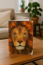 Partij leeuw diamond painting wenskaarten, Diversen, Ophalen of Verzenden, Nieuw