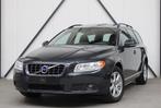 Volvo V70 1.6 T4F Kinetic l Dakraam l Automaat l NAVI, Auto's, Parkeersensor, Gebruikt, Zwart, Leder en Stof