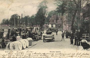 Gouda - Nieuwe veerstal - 1904 gelopen beschikbaar voor biedingen