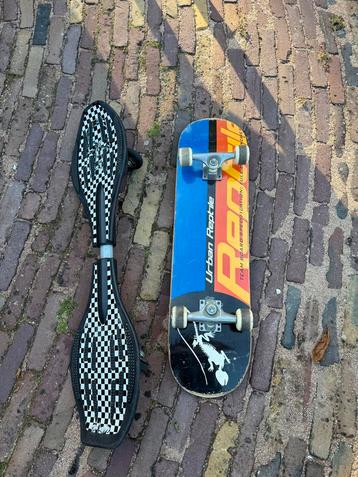 Skateboard en Waveboard - Gebruikt beschikbaar voor biedingen