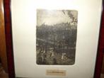 Oude kleine prent door C.G. Haverkamp van Utrecht?, Antiek en Kunst, Ophalen of Verzenden